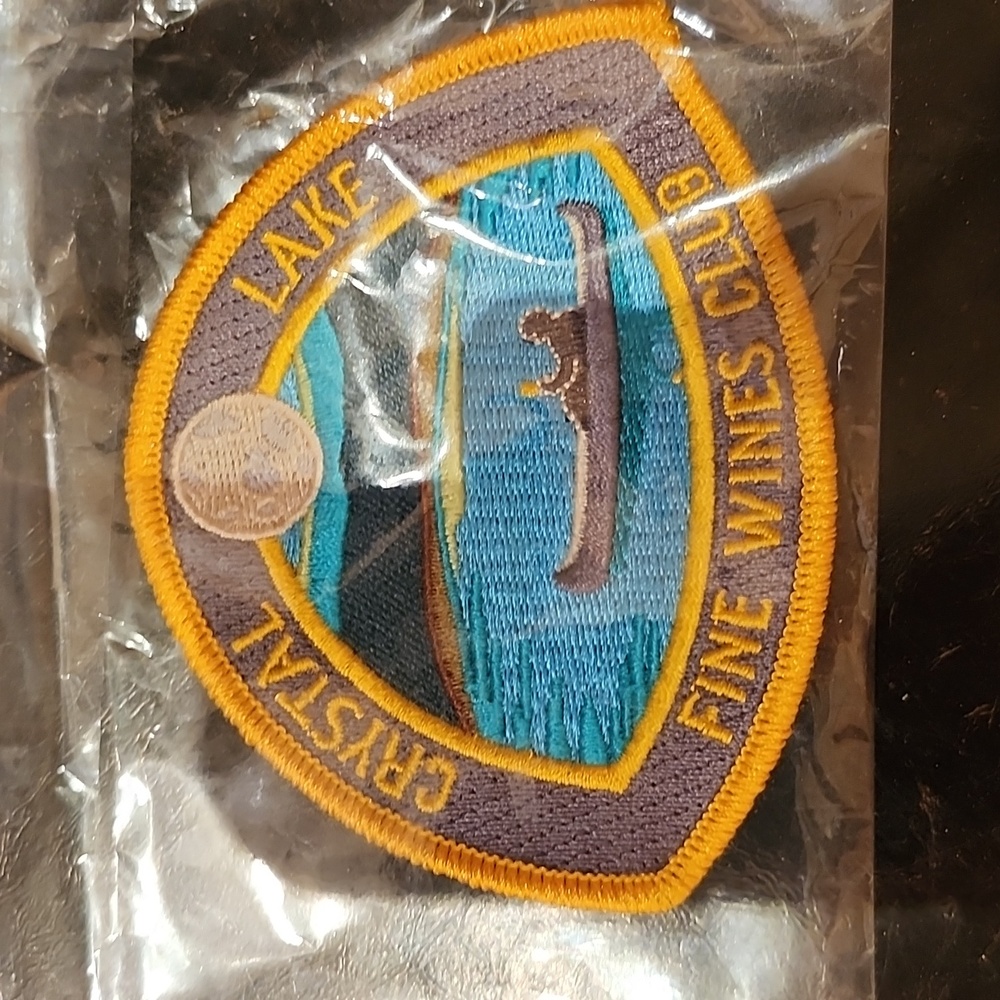 Crystal Lake fine wines club patch